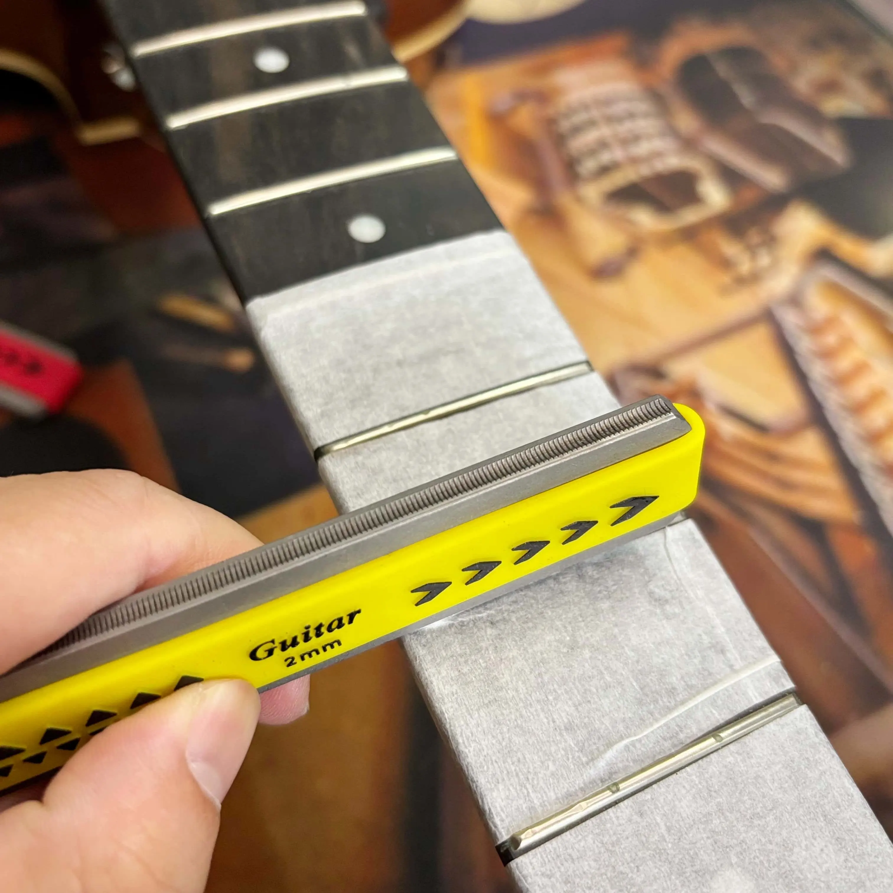 Musical Instrument Strings - Lima de Coroamento de Trastes para