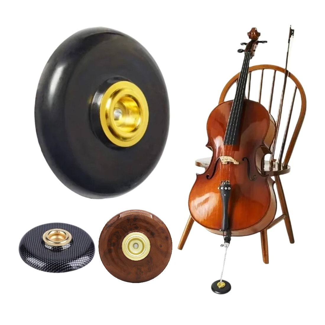 Musical Instrument Ending In A - Violoncelo deslizamento esteira protetor de chão