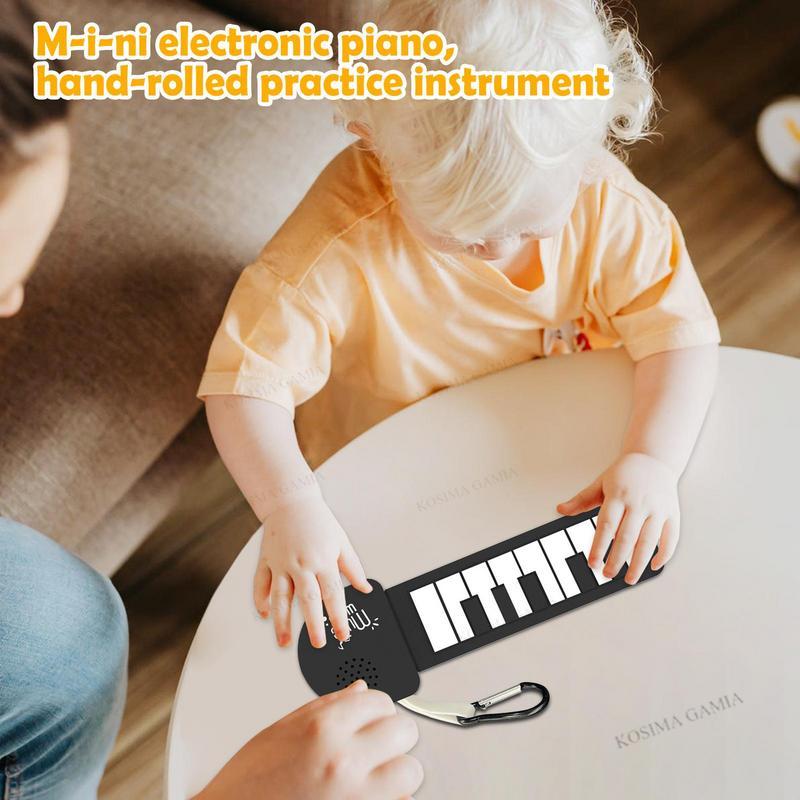 Musical Instrument Names - Piano Eletrônico Dobrável de Silicone, Teclado