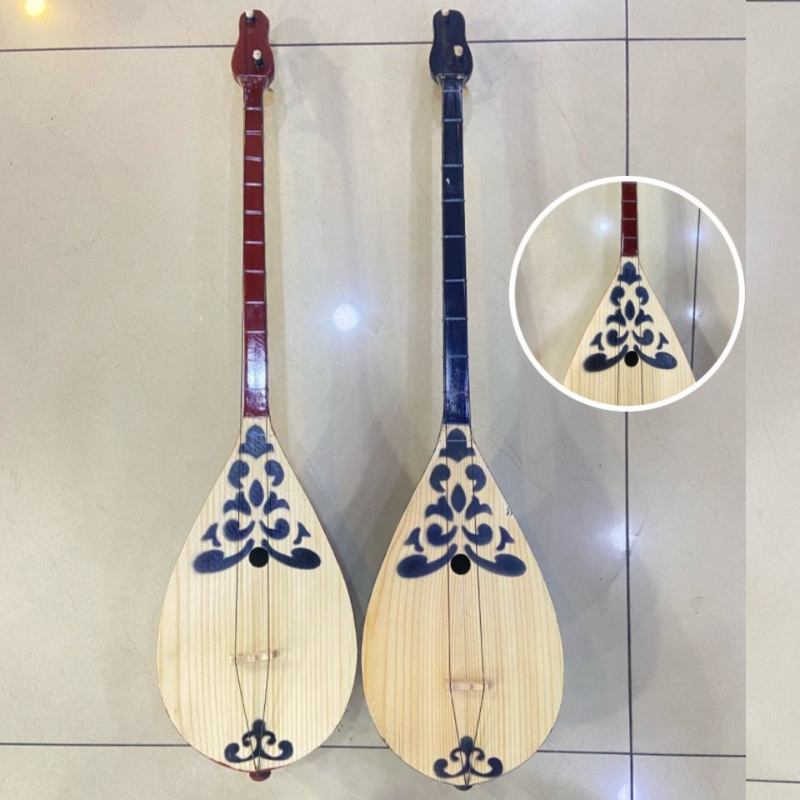 Musical Instrument Names - 80cm dombra 2 cordas kazakh instrumentos