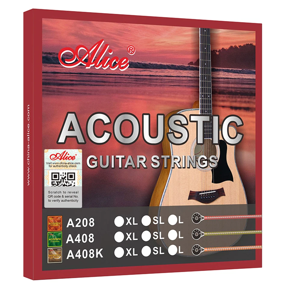 Musical Instrument Strings - Alice a408 conjunto completo de cordas