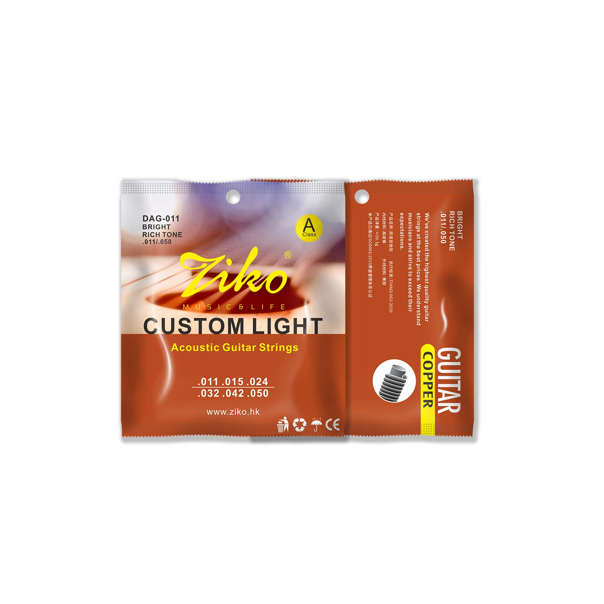Ziko corda de guitarra acústic - Musical Instrument Strings avaliação e preço