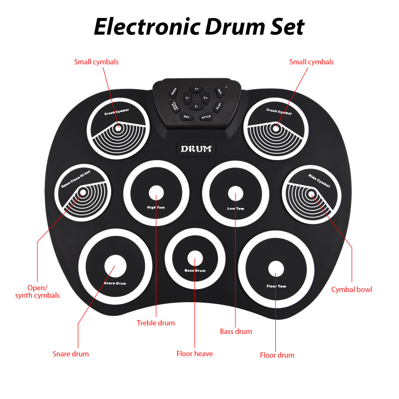 Conjunto de bateria eletrônica - Djembe Hand Drum avaliação e preço