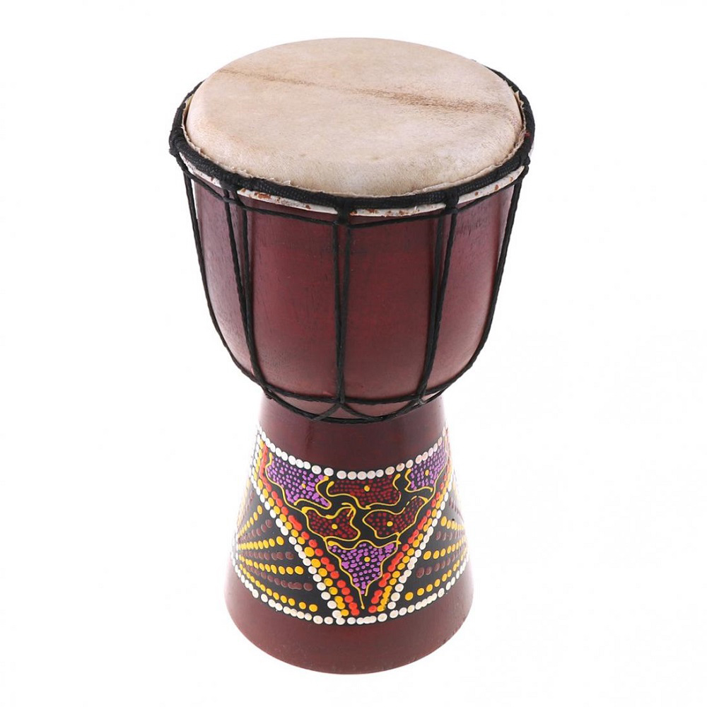 Tambor africano esculpido à mã - Djembe Hand Drum avaliação e preço