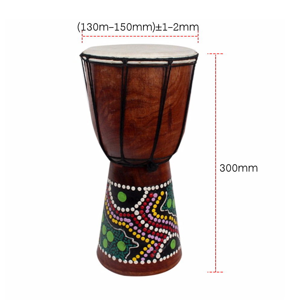 Tambor africano esculpido à mã - Djembe Hand Drum avaliação e preço