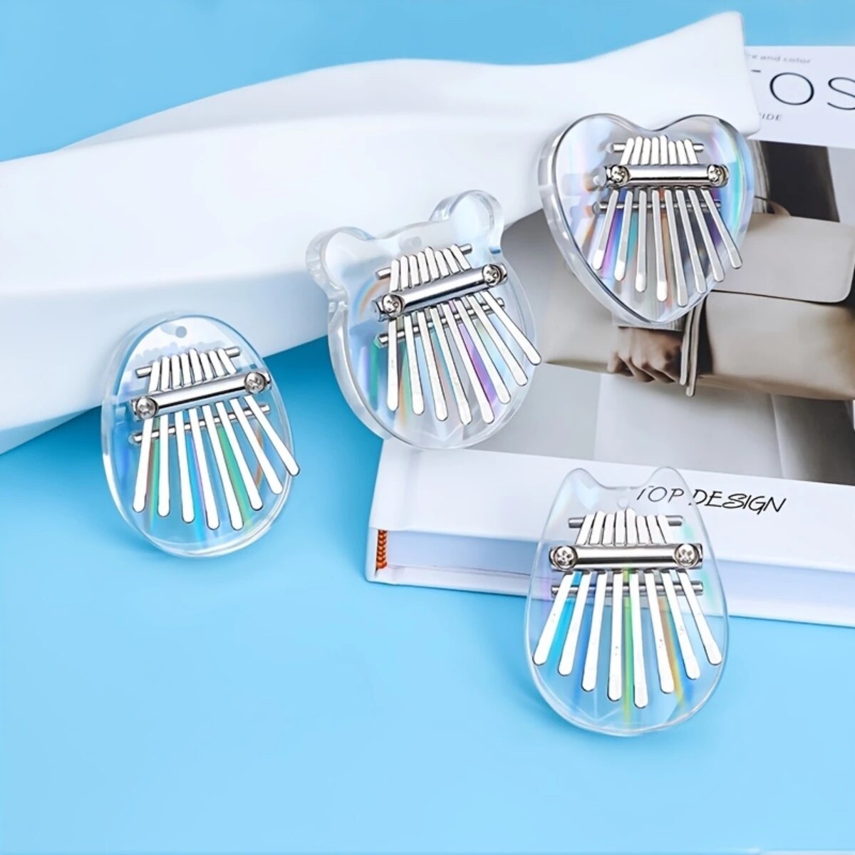 Miwayer 8 teclas mini kalimba  - Musical Instrument Names avaliação e preço
