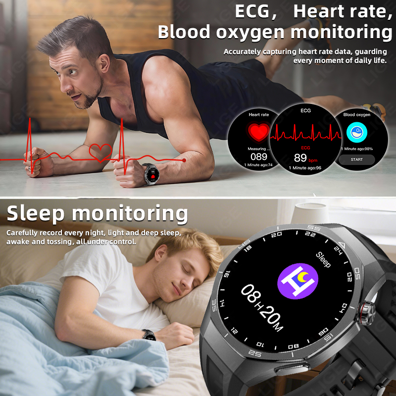 Relógio Monitor de ECG LIGE No - Musical Instrument Craft avaliação e preço