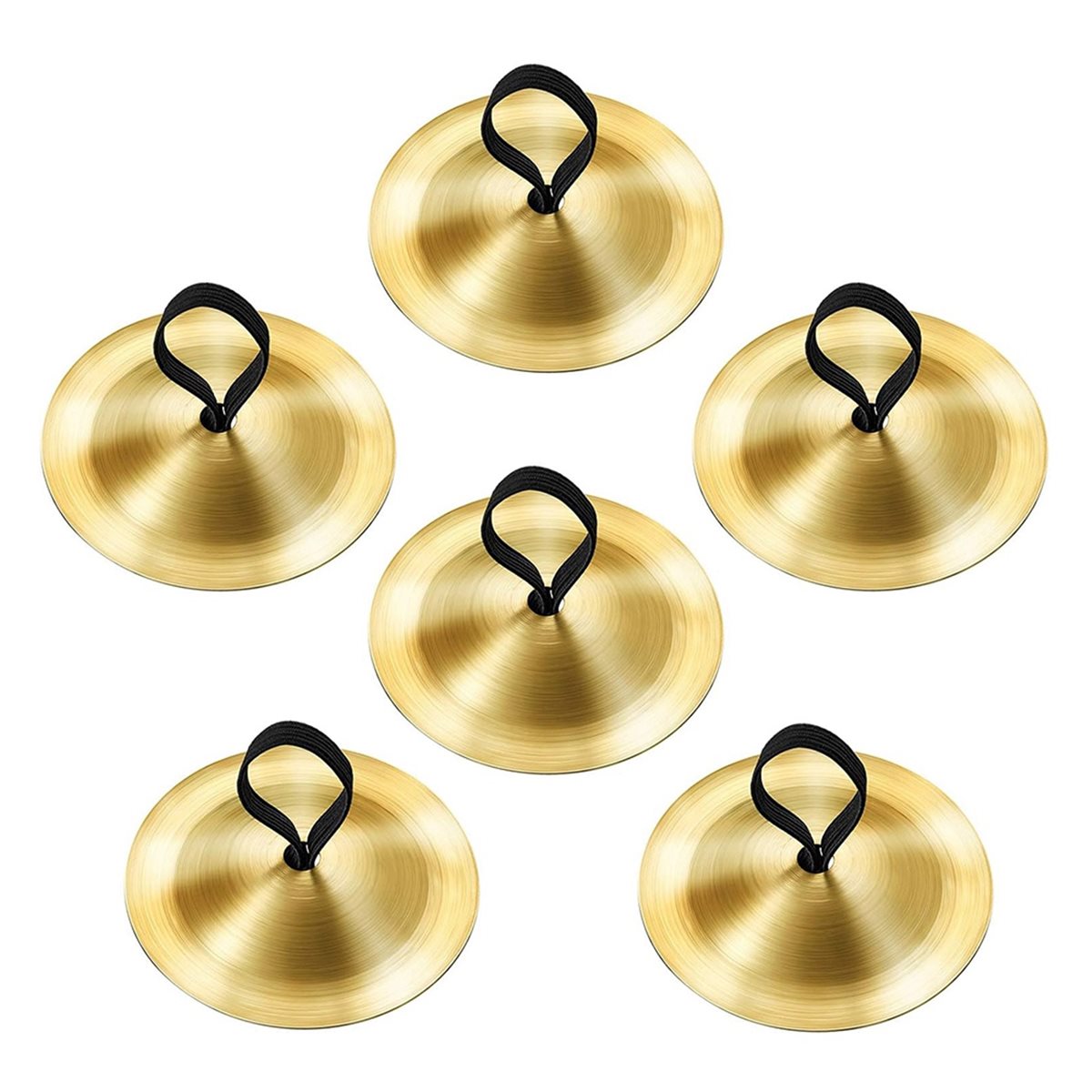 6 peças de pratos de dedo para - Musical Instrument Zills avaliação e preço