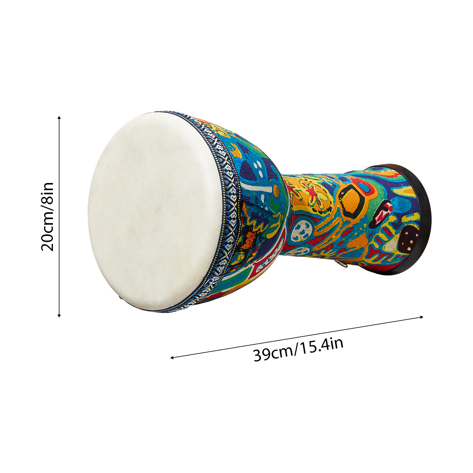 Tambor africano de 8 polegadas - Djembe Hand Drum avaliação e preço