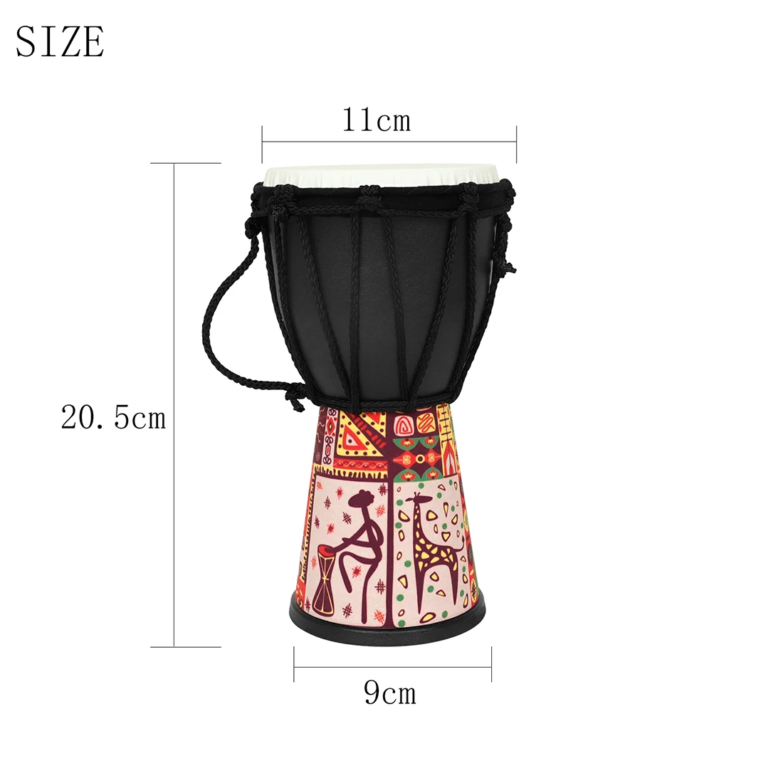 4 Polegada tambor africano abs - Djembe Hand Drum avaliação e preço