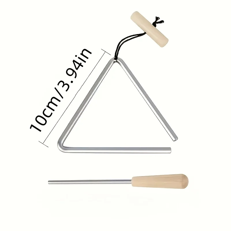Conjunto de instrumentos trian - Triangle Beater Music avaliação e preço