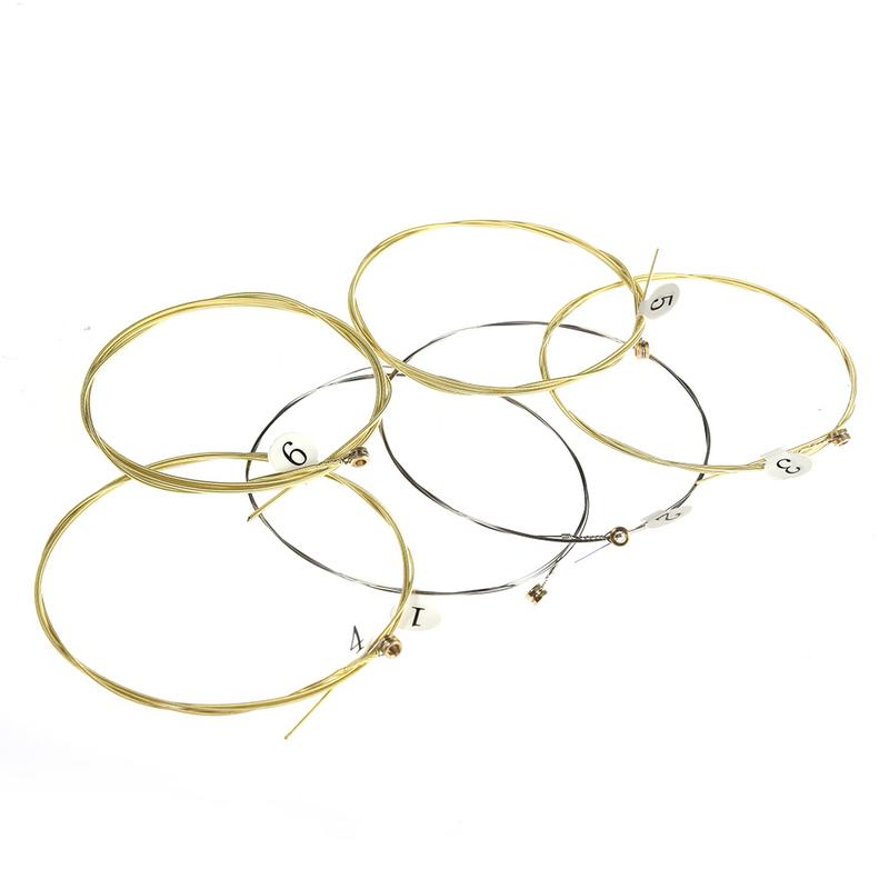 Venda quente 6 pçs/set Corda d - Musical Instrument Strings avaliação e preço