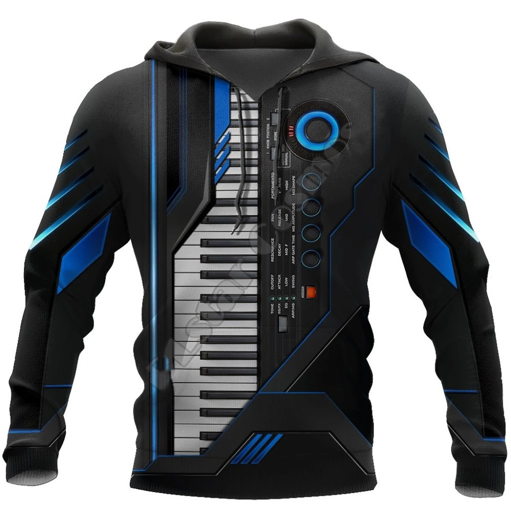 3D Printed Music Hoodies para  - Musical Instrument Names avaliação e preço