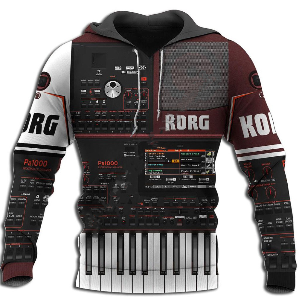 3D Printed Music Hoodies para  - Musical Instrument Names avaliação e preço