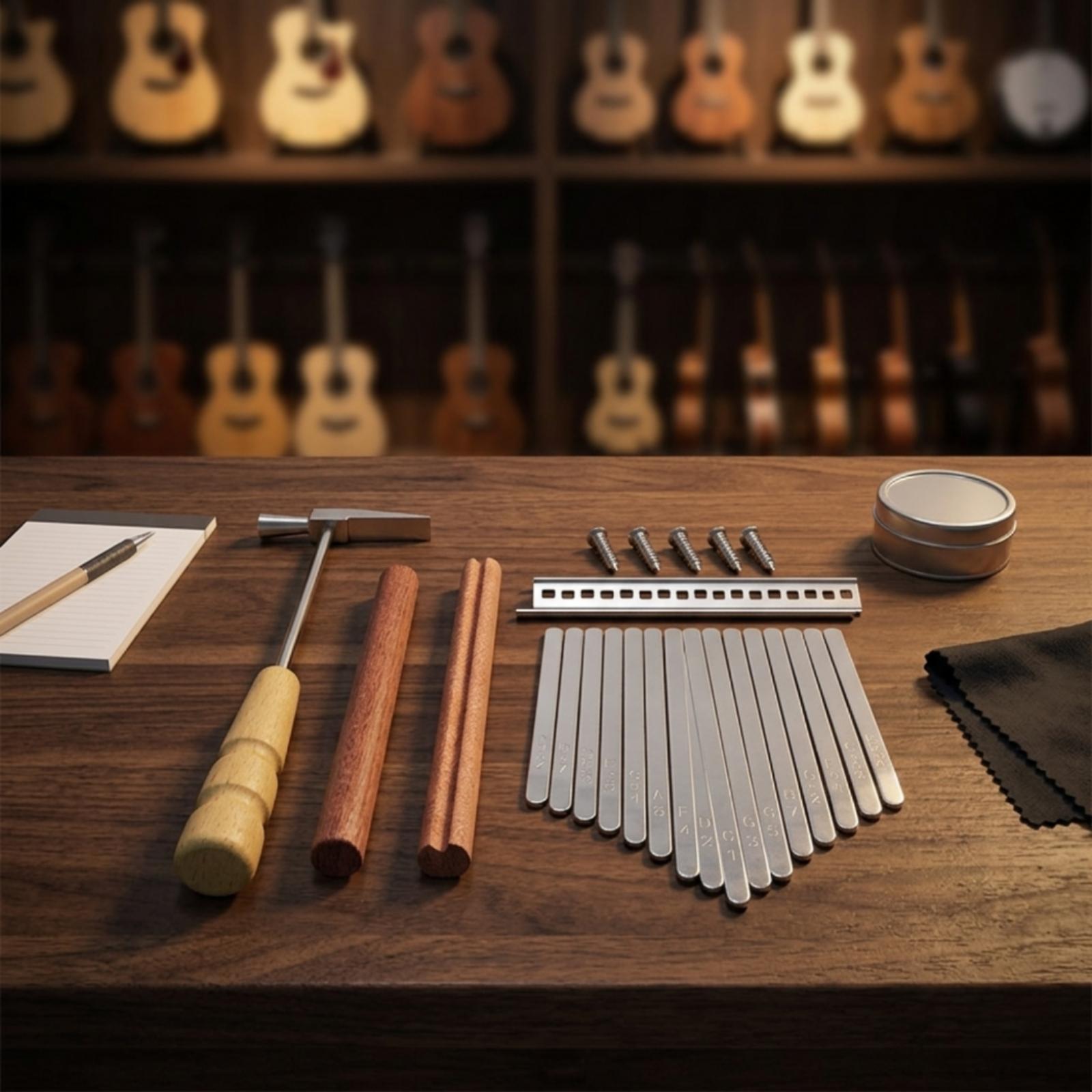Piano de Polegar Kalimba DIY 1 - Musical Instrument Repairs avaliação e preço