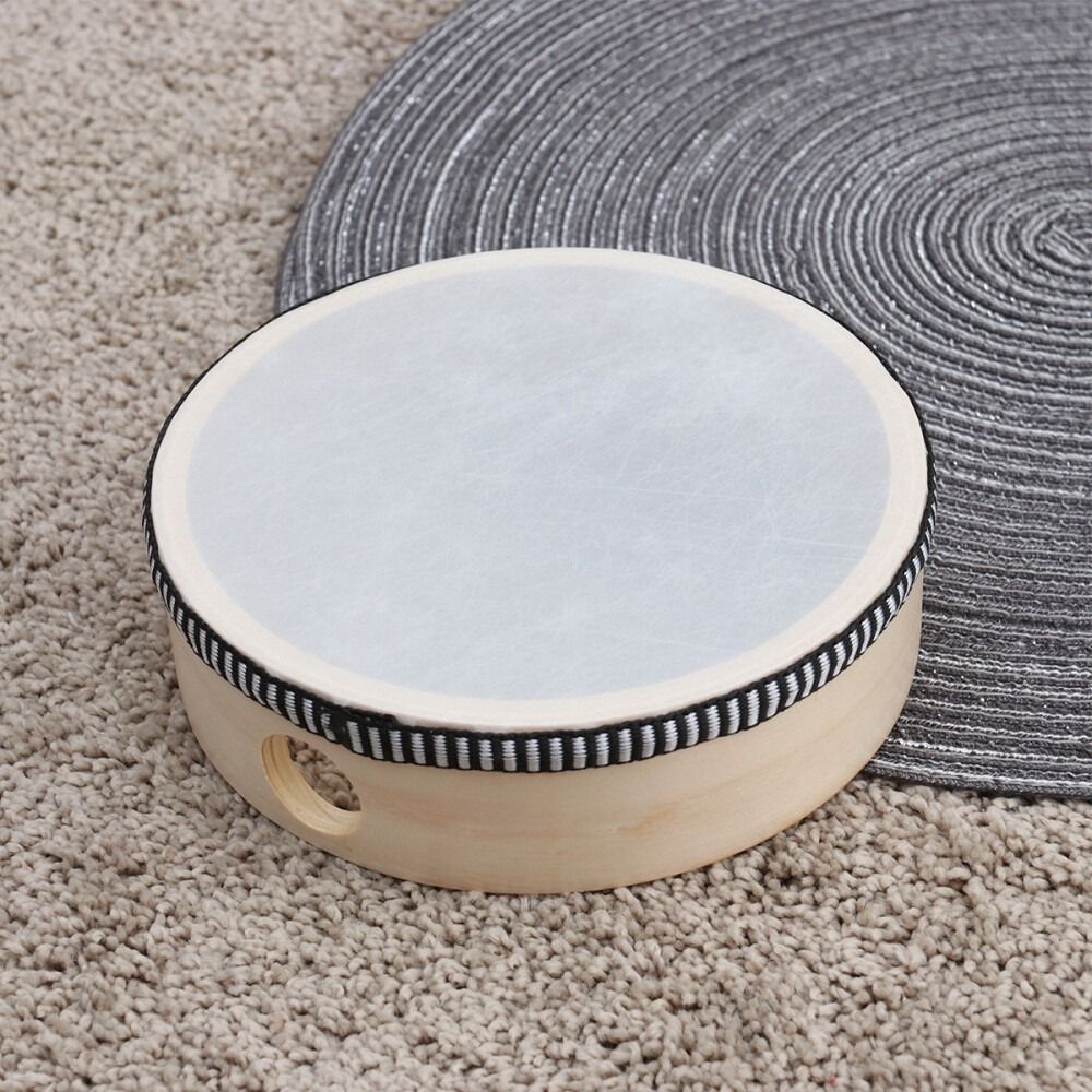 Tambor de Mão de Madeira de 4/ - Djembe Hand Drum avaliação e preço