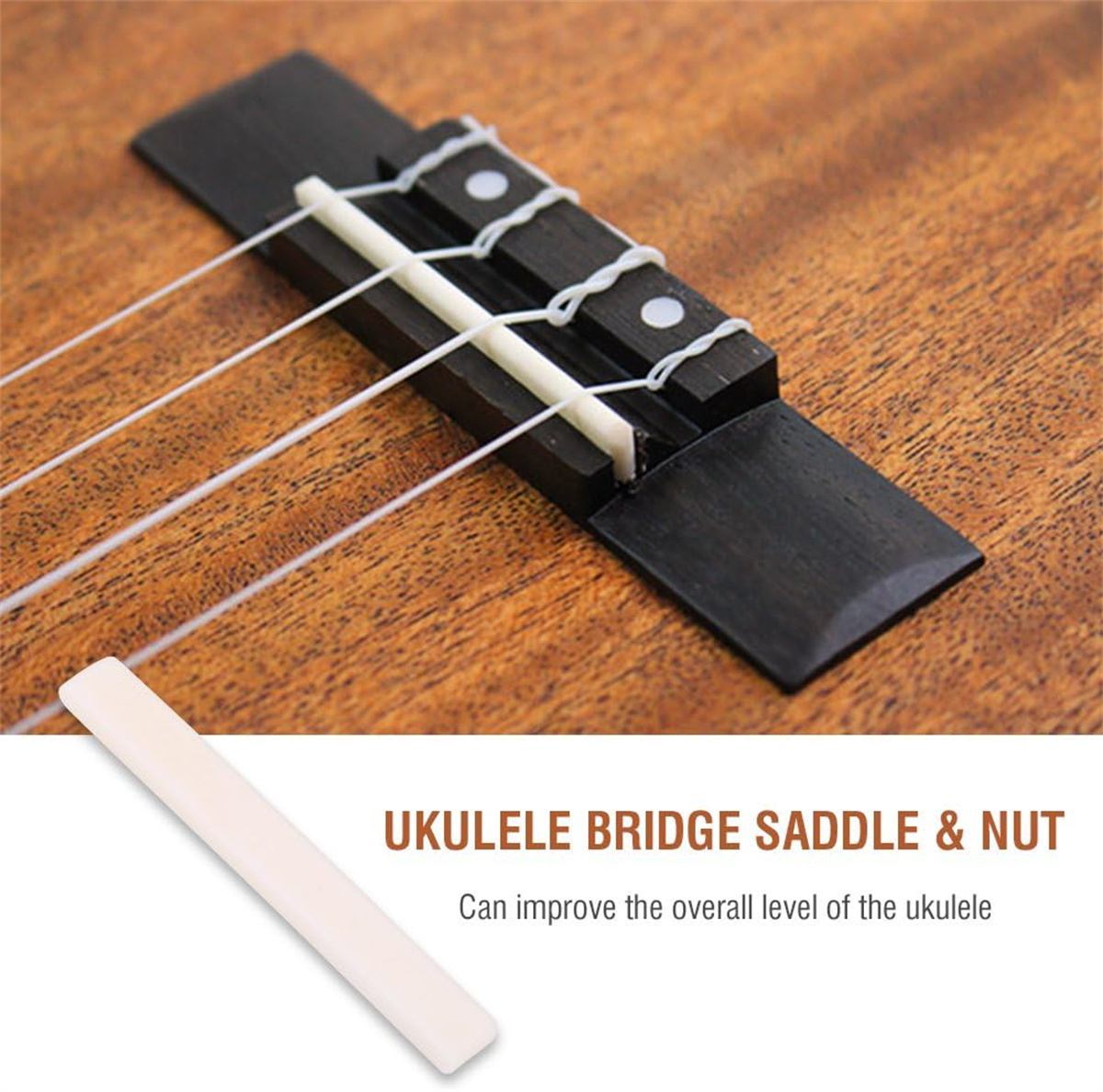 Miwayer ukulele ponte osso sel - Musical Instrument Names avaliação e preço