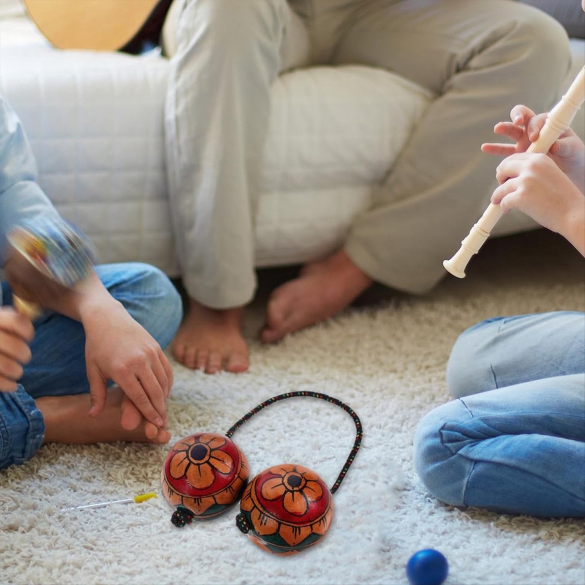 【NOVIDADE!】Maracas Desenhadas  - Musical Instrument You Shake avaliação e preço